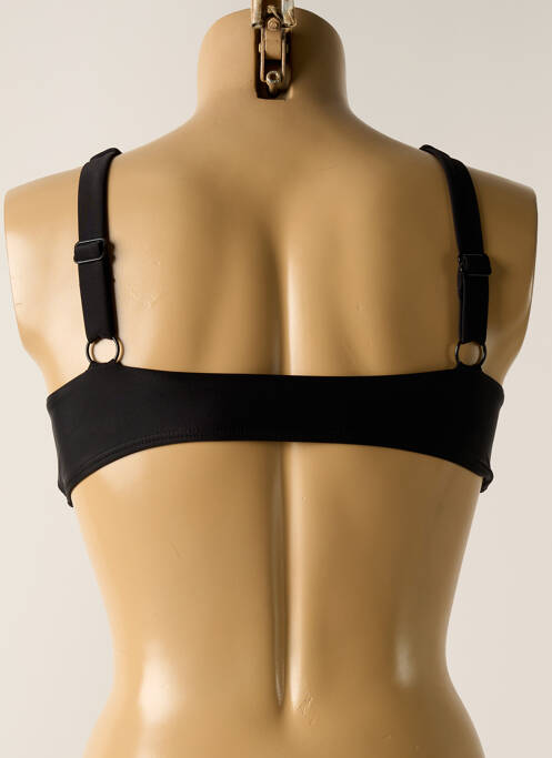 Haut de maillot de bain noir PIHA pour femme