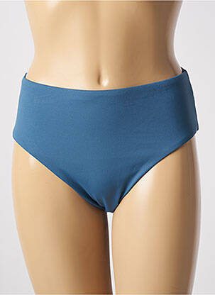 Bas de maillot de bain effet matière satinée culotte bleu SEAFOLLY femme