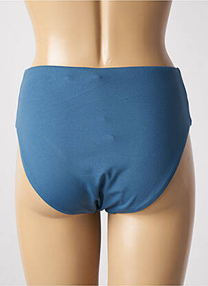 Bas de maillot de bain effet matière satinée culotte bleu SEAFOLLY femme