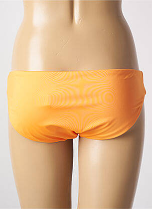 Bas de maillot de bain effet matière satinée culotte orange SEAFOLLY femme