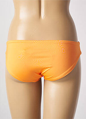 Bas de maillot de bain effet matière satinée culotte orange SEAFOLLY femme