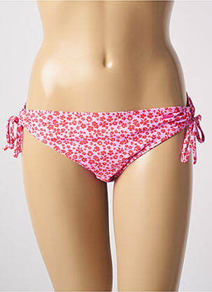 Bas de maillot de bain imprimé fleurs bikini rose PROTEST femme