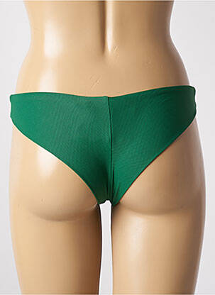 Bas de maillot de bain effet matière satinée culotte vert SEAFOLLY femme