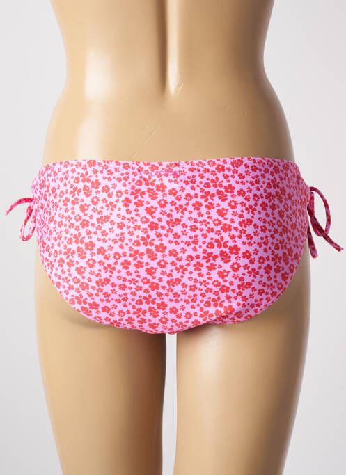 Bas de maillot de bain imprimé fleurs bikini rose PROTEST femme