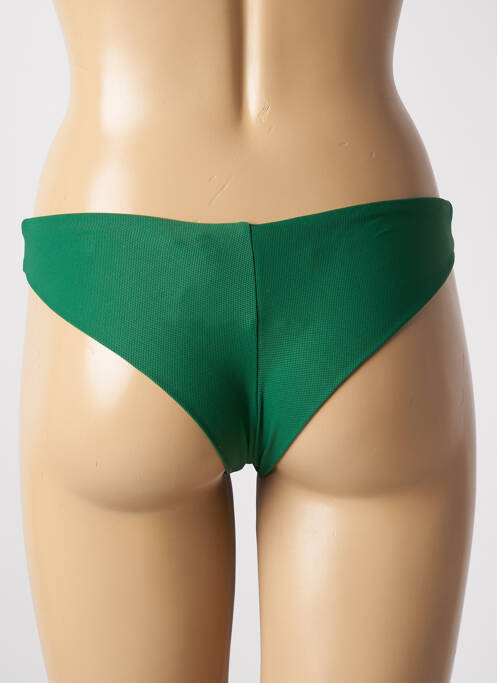 Bas de maillot de bain effet matière satinée culotte vert SEAFOLLY femme