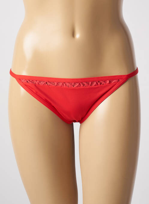 Bas de maillot de bain rouge KIWI pour femme