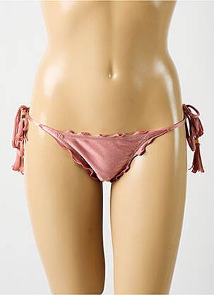 Bas de maillot de bain stretch bikini rose RIO DE SOL femme