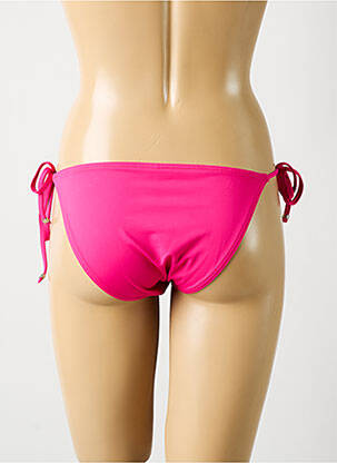 Bas de maillot de bain stretch bikini rose KIWI femme
