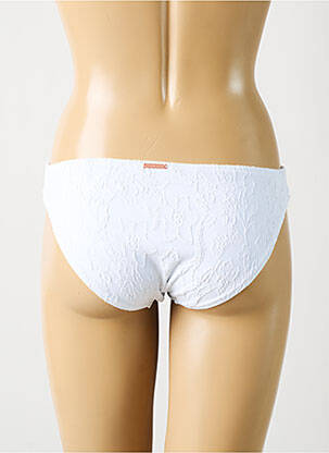 Bas de maillot de bain stretch culotte blanc YSABEL MORA femme