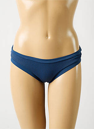 Bas de maillot de bain tissage satiné culotte bleu PROTEST femme