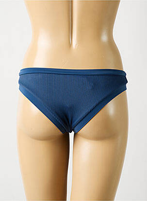 Bas de maillot de bain tissage satiné culotte bleu PROTEST femme