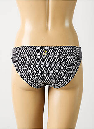 Bas de maillot de bain imprimé fantaisie culotte noir OLYMPIA femme