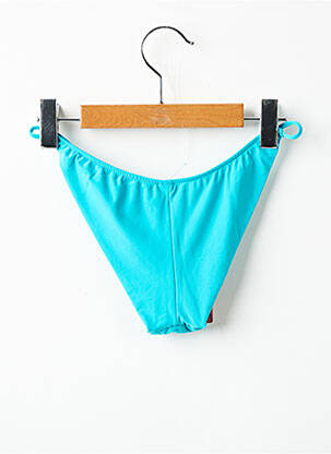 Bas de maillot de bain tissage satiné bikini bleu RIO DE SOL femme