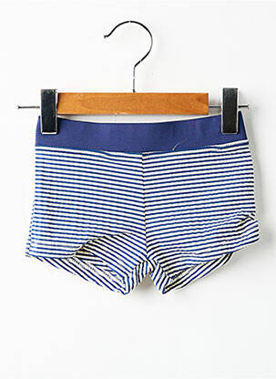 Bas de maillot de bain imprimé rayures bleu BORABORA fille