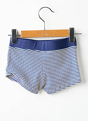 Bas de maillot de bain imprimé rayures bleu BORABORA fille