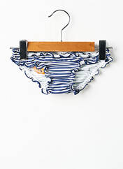 Bas de maillot de bain bleu BORABORA pour fille seconde vue