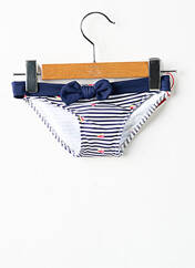 Bas de maillot de bain bleu BORABORA pour fille seconde vue