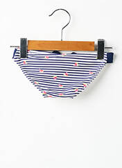 Bas de maillot de bain bleu BORABORA pour fille seconde vue