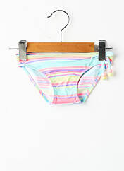 Bas de maillot de bain rose BORABORA pour fille seconde vue