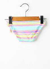 Bas de maillot de bain rose BORABORA pour fille seconde vue