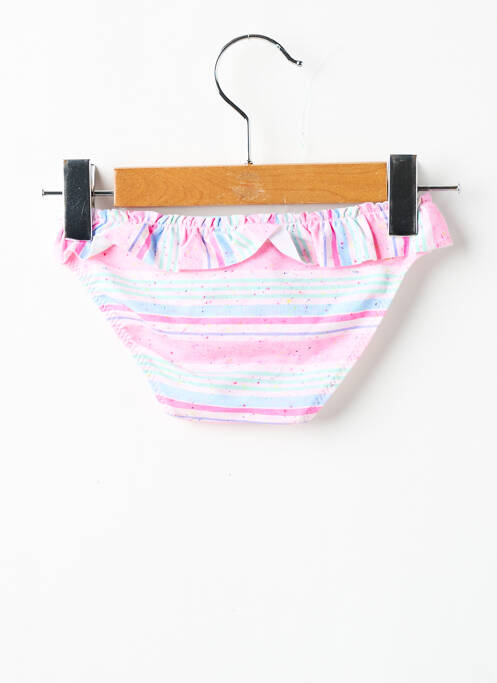 Bas de maillot de bain stretch rose BORABORA fille