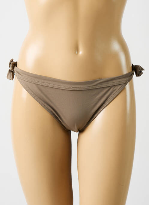 Bas de maillot de bain gris KIWI pour femme