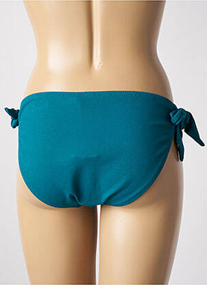 Bas de maillot de bain fermeture liens à nouer bikini bleu YSABEL MORA femme