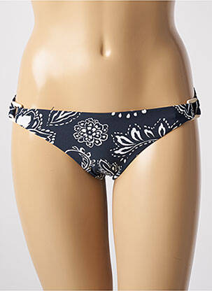 Bas de maillot de bain imprimé fleurs culotte bleu SEAFOLLY femme