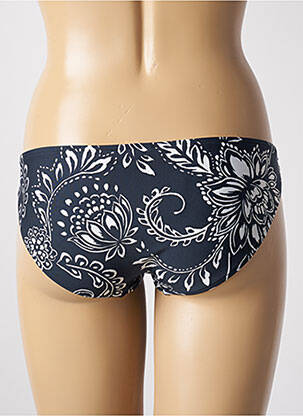 Bas de maillot de bain imprimé fleurs culotte bleu SEAFOLLY femme