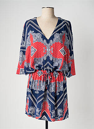 Robe courte manches 3/4 manches 3/4 bleu SEAFOLLY femme