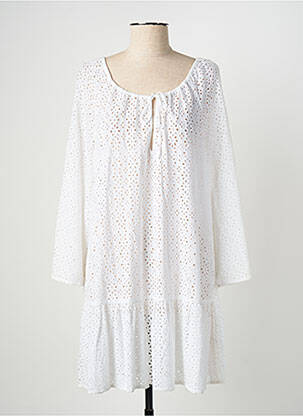 Robe courte manches longues manches longues blanc SEAFOLLY femme