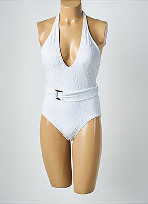 Maillot de bain 1 pièce imprimé fantaisie haut triangles noir SEAFOLLY femme