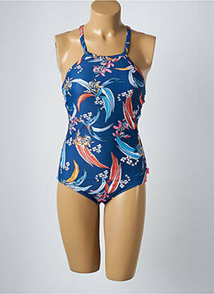Maillot de bain 1 pièce imprimé fantaisie bleu SEAFOLLY fille