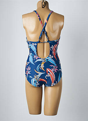 Maillot de bain 1 pièce imprimé fantaisie bleu SEAFOLLY fille
