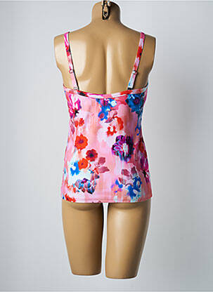 Top de bain haut soutien-gorge emboitant rose CYELL femme