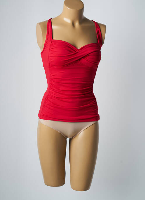 Top de bain rouge SEAFOLLY pour femme