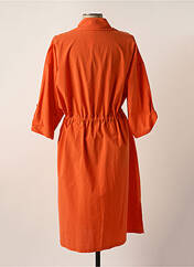 Robe mi-longue orange KAKIE pour femme seconde vue