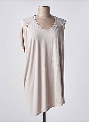 Tunique manches courtes tissage jersey gris LOTUS EATERS femme
