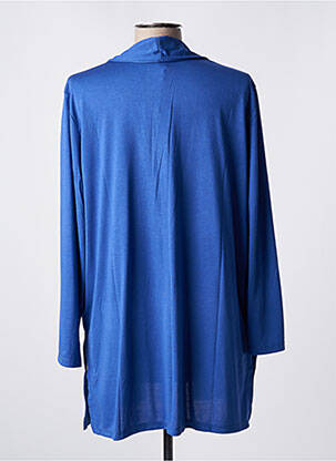 Veste casual coupe droite bleu SCORZZO femme