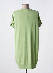 Robe pull vert CARTA LIBERA pour femme seconde vue