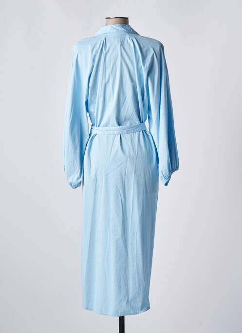 Robe mi-longue bleu LES BLONDINETTES pour femme