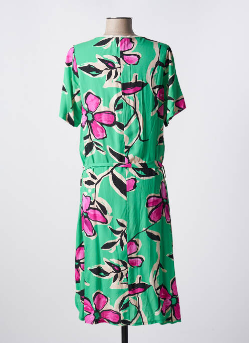 Robe mi-longue vert FRANCK ANNA pour femme