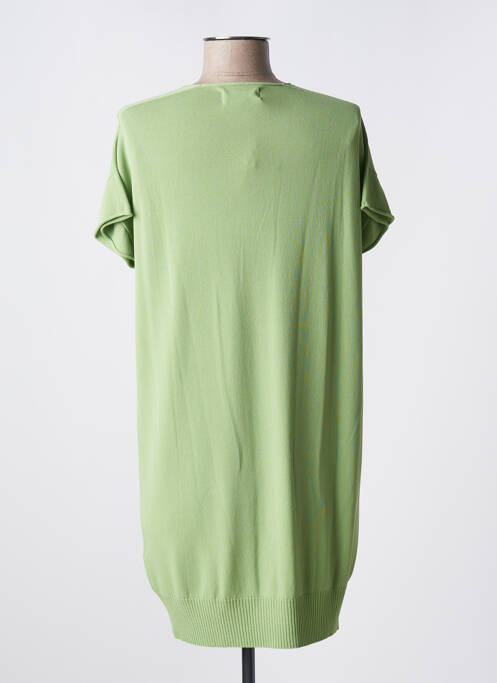Robe pull vert CARTA LIBERA pour femme