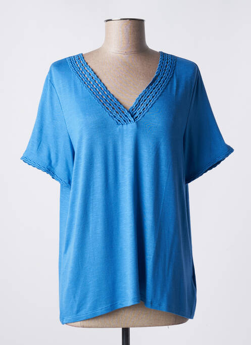 Top bleu LEO & UGO pour femme