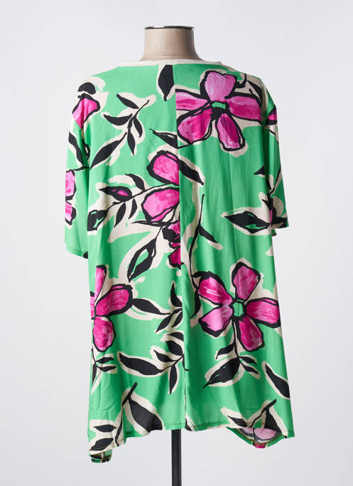 Tunique manches courtes vert FRANCK ANNA femme