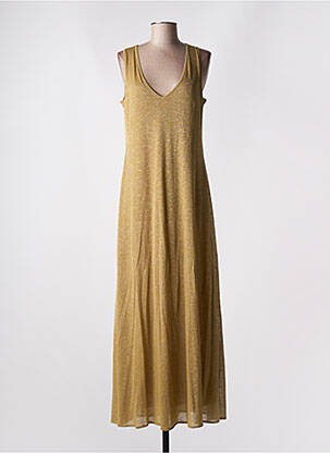 Robe longue sans manche sans manche or LOLA CASADEMUNT femme