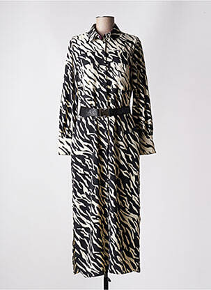 Robe longue manches longues manches longues noir LOLA CASADEMUNT femme