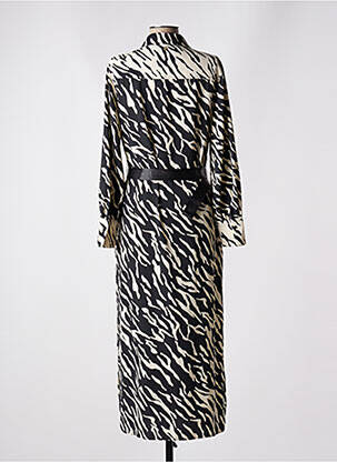 Robe longue manches longues manches longues noir LOLA CASADEMUNT femme