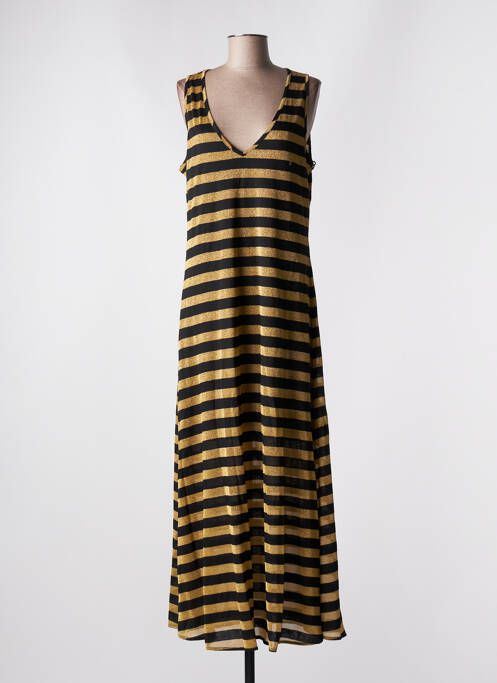 Robe longue sans manche sans manche or LOLA CASADEMUNT femme