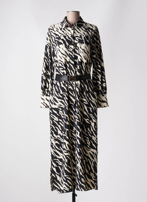 Robe longue manches longues manches longues noir LOLA CASADEMUNT femme